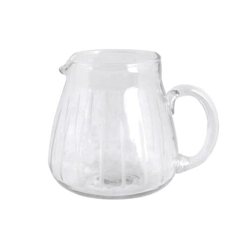 Mjölkkanna Etsad Rand - Transparent - Ø9,5 x H12 cm - www.frokenfraken.se