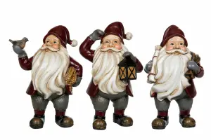 Tomtar - Juldekoration - 3-pack - 15 cm - www.frokenfraken.se