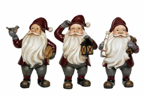 Tomtar - Juldekoration - 3-pack - 15 cm - www.frokenfraken.se
