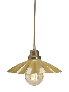 Fönsterlampa - Ester - Gul - 24 cm - www.frokenfraken.se