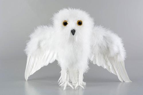 Fågel - Uggla - Flygande - Vit - 44 x 28 cm - www.frokenfraken.se