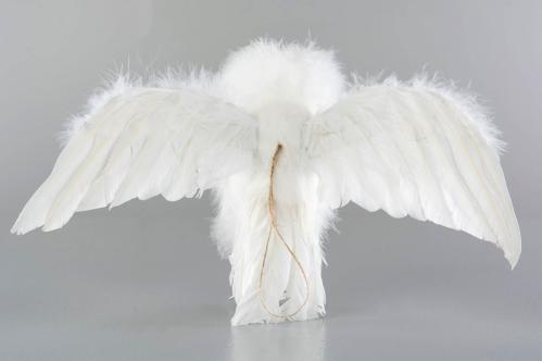 Fågel - Uggla - Flygande - Vit - 44 x 28 cm - www.frokenfraken.se