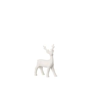 Hjort - Vit - 8 x 3 x 11 cm - www.frokenfraken.se