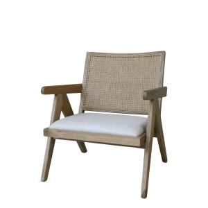 Loungestol med stoppad sits - 77 x 65 x 70 cm - www.frokenfraken.se
