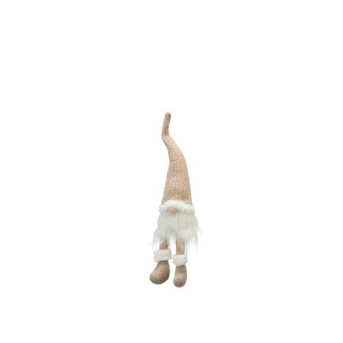 Tomte - Sittande - Beige - 40 cm - www.frokenfraken.se