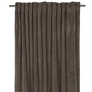 Gardiner - Sammet - Multiband - Brun - 2 X 135 X 250 cm - www.frokenfraken.se