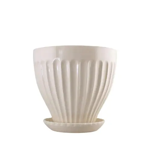 Kruka Anna 25 cm Krämvit - Ø25 x H23 cm - www.frokenfraken.se
