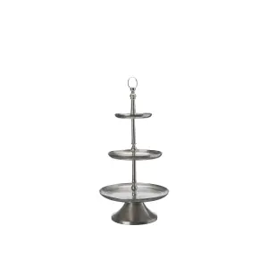 Våningsfat - Silver - 39 x 80 cm - www.frokenfraken.se