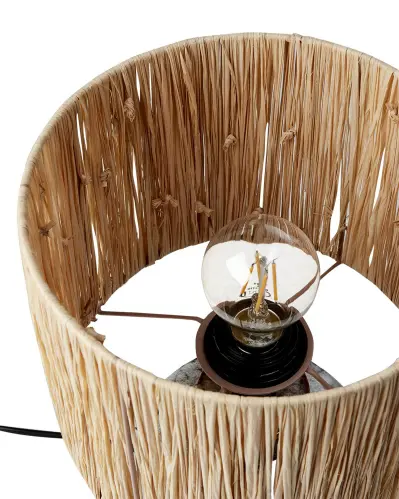 Bordslampa - Natur & Stengods - Ø22 x 35 cm - www.frokenfraken.se