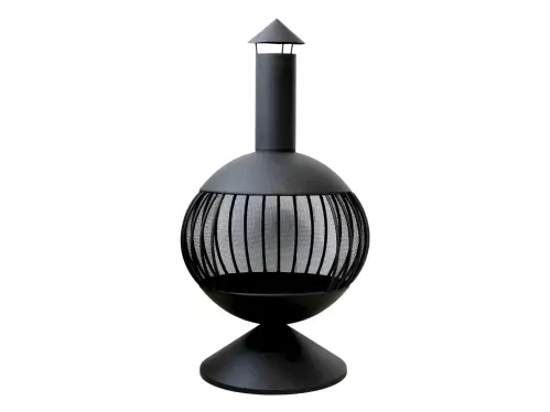 Eldstad - Terrassvärmare - Svart - 94 x Ø50 cm - www.frokenfraken.se