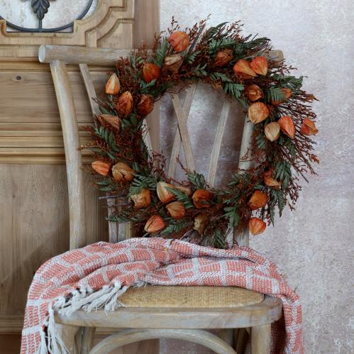 Krans - Höst - Terracotta - Ø46 cm - www.frokenfraken.se