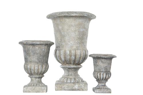 Kruka - Pokal Grå - 30cm - www.frokenfraken.se