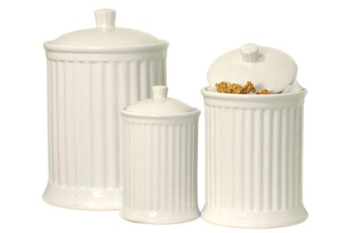 Burk med lock - Mynte Pure White - Mellan H25cm - www.frokenfraken.se