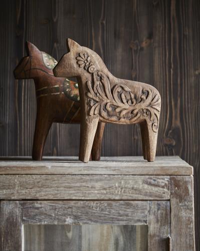 Dalahäst - Brun - 27 x 8 x 30 cm - www.frokenfraken.se