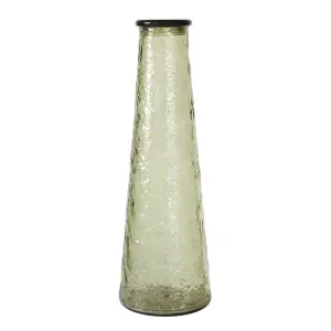 Karaff/Flaska - Plast - Hamrad - Grön - 30 cm - www.frokenfraken.se