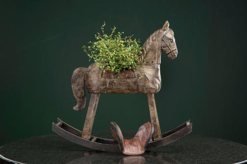 Gunghäst - Troja Natur - 52x15x50 cm - www.frokenfraken.se