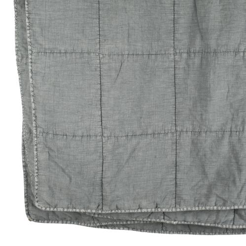 Överkast - Quilt - Blågrå - 180 x 260 cm - www.frokenfraken.se