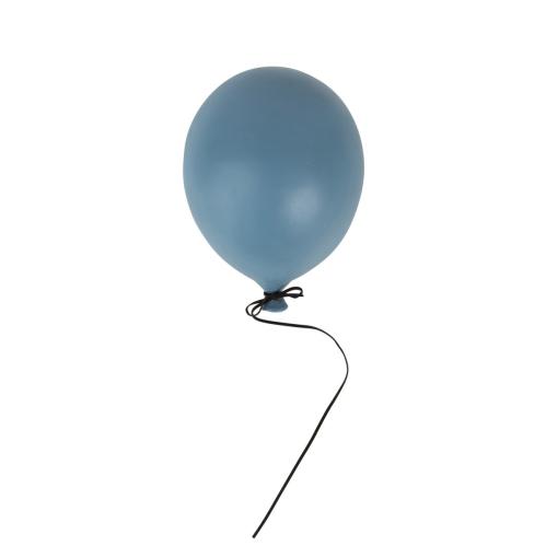 Ballong - Blå väggdekoration - 17 x 13 cm - www.frokenfraken.se