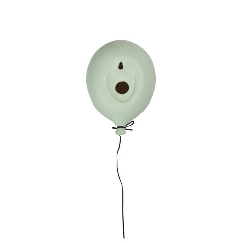 Ballong - Grön väggdekoration - 17 x 13 cm - www.frokenfraken.se