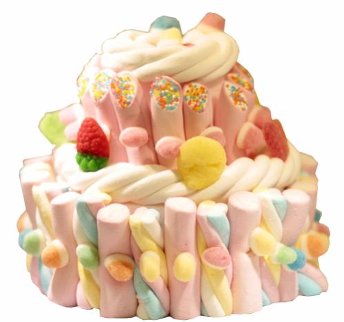 Tårta - Marshmallow - www.frokenfraken.se