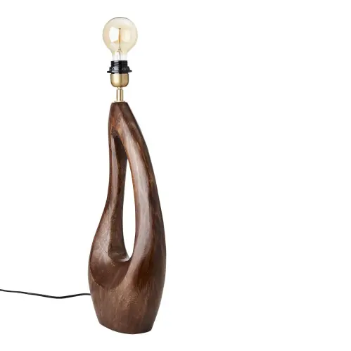 Lampfot - Brun - 25 x 12 x 60 cm - www.frokenfraken.se