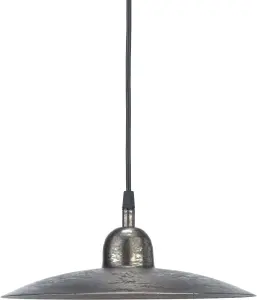 Como Taklampa - Beaten silver 28cm - www.frokenfraken.se