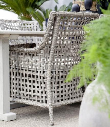 Matstol utomhus - Korgstol Artwood Malaga - Inkl dyna - www.frokenfraken.se