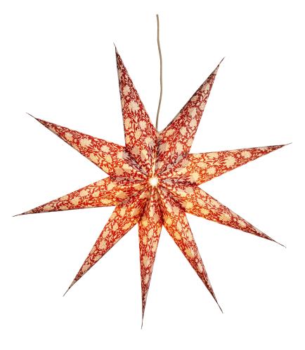 Julstjärna - Röd - L - Ø100 cm - www.frokenfraken.se