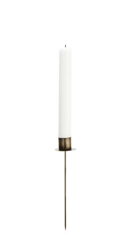 Ljushållare - Antik mässing - 18 cm - www.frokenfraken.se
