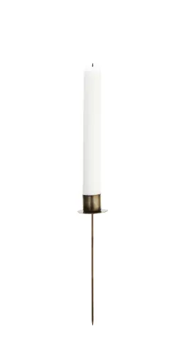 Ljushållare - Antik mässing - 18 cm - www.frokenfraken.se