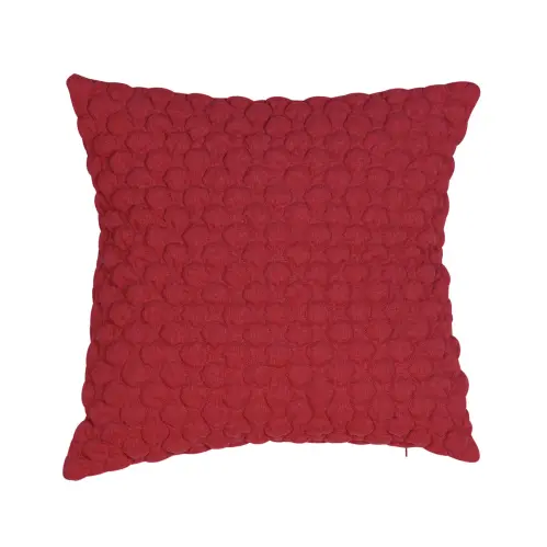 Kuddfodral - Bubbel - Röd - 50 X 50 cm - www.frokenfraken.se