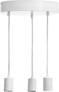 Skyn 3 ceiling light - Round, white 30cm - www.frokenfraken.se