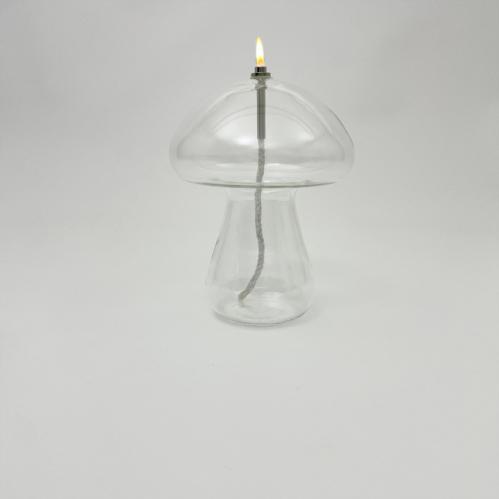 Oljelampa XL - Glas - Mushroom - Glas - Ø14 x 18 cm - www.frokenfraken.se