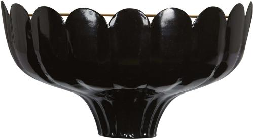 Wells vägglampa up - Svart/guld 20cm - www.frokenfraken.se