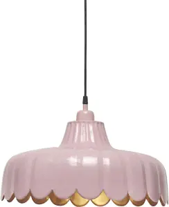 Wells taklampa - Rosa/guld 43cm - www.frokenfraken.se