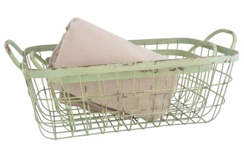 Stålkorg - Appelgreen - 33x19,5cm - www.frokenfraken.se
