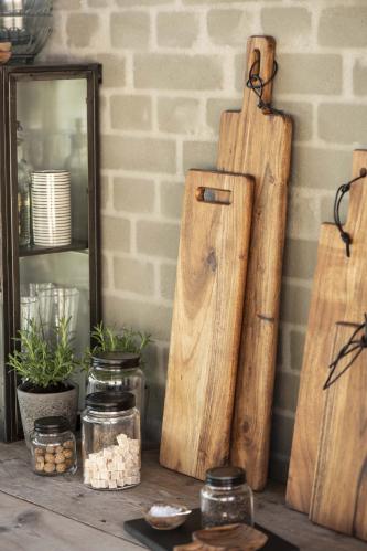 Glasburk Sevilla med svart lock, 800 ml - Ø9 X 17 CM - www.frokenfraken.se