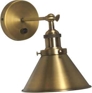 Vägglampa Anton - Antikmässing 18cm - www.frokenfraken.se