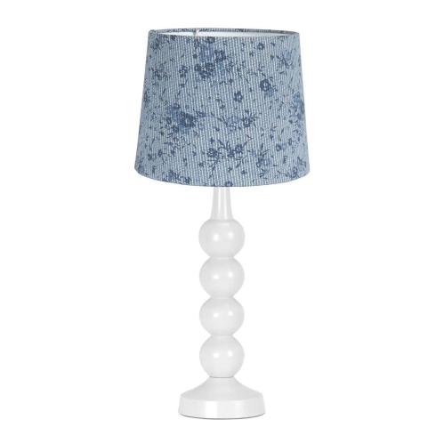 Kendall Lampfot - Vit inkl skärm Sofia - www.frokenfraken.se