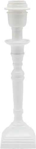 Salong Lampfot - Vit 33cm - www.frokenfraken.se