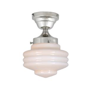 Taklampa - Valter - Silver/ Beige - Ø20 x H29 cm - www.frokenfraken.se