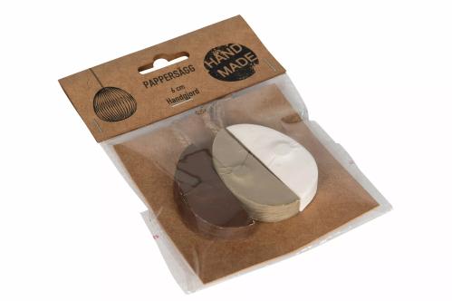 Ägg - Hängande pappersägg - 3-pack - Brun/grå/vit - 6 cm - www.frokenfraken.se