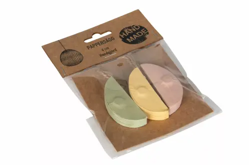 Ägg - Hängande pappersägg - 3-pack - rosa/grön/gul - 6 cm - www.frokenfraken.se