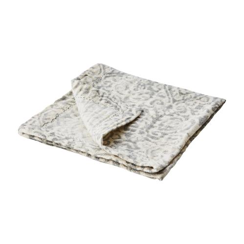Servett - Natur/ljusgrå - 40 x 40 cm - www.frokenfraken.se