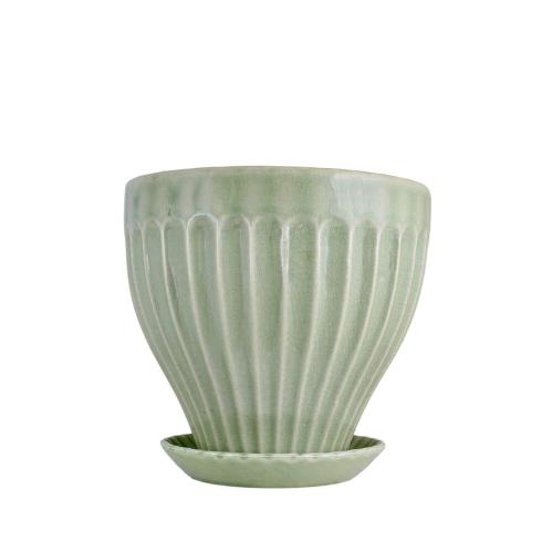 Kruka Anna 25 cm Ljusgrön - Ø25 x H23 cm - www.frokenfraken.se