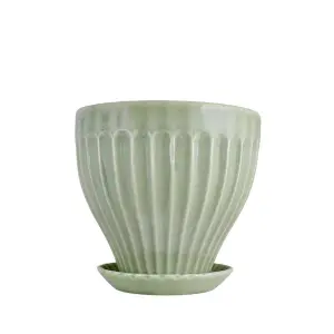 Kruka Anna 25 cm Ljusgrön - Ø25 x H23 cm - www.frokenfraken.se