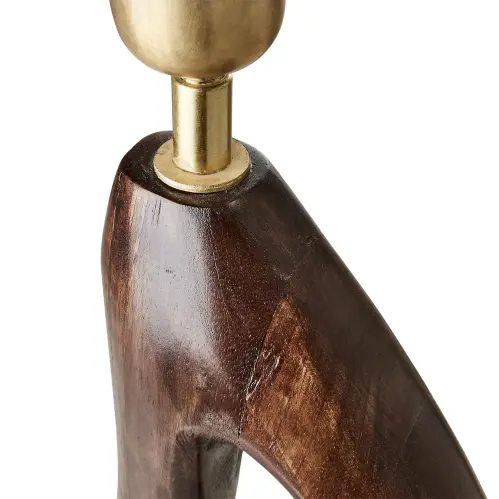 Lampfot - Brun - 25 x 12 x 60 cm - www.frokenfraken.se