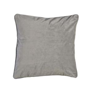 Kuddfodral - Sammet - Ljus - Grå - 45 X 45 cm - www.frokenfraken.se