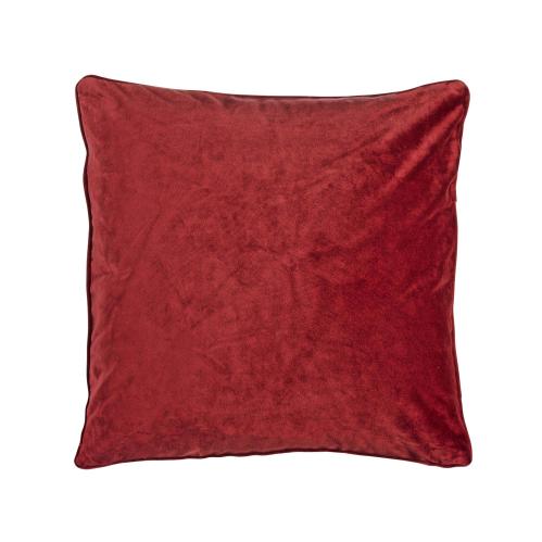 Kuddfodral - Sammet - Röd - 45 X 45 cm - www.frokenfraken.se