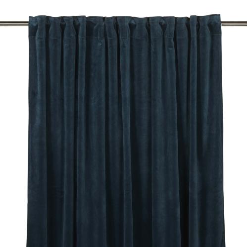 Gardiner - Sammet - Multiband - Oktan - 2 X 140 X 240 cm - www.frokenfraken.se